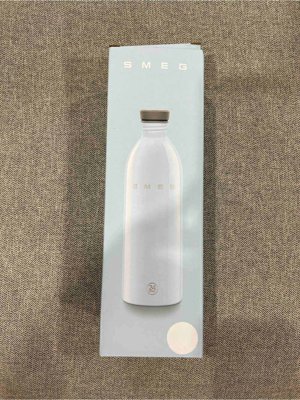 White Stainless Steel Water Bottle - Insulated 500ml